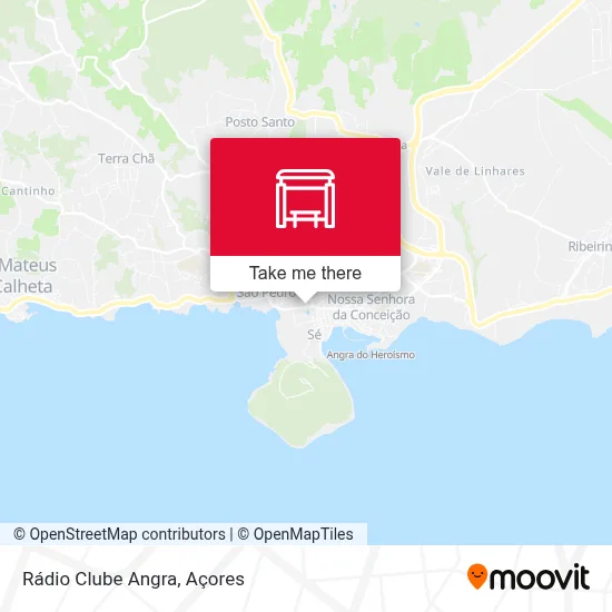Rádio Clube Angra map