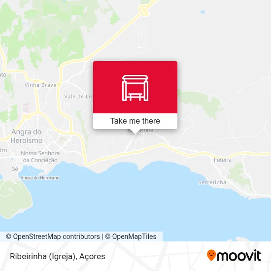Ribeirinha (Igreja) map