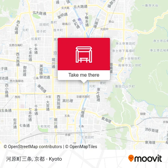 河原町三条 map