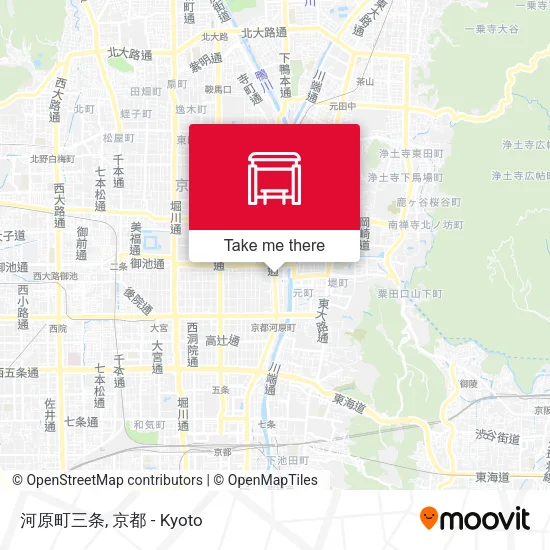 河原町三条 map