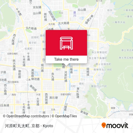 河原町丸太町 map