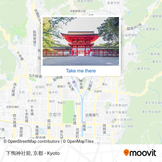 下鴨神社前 map