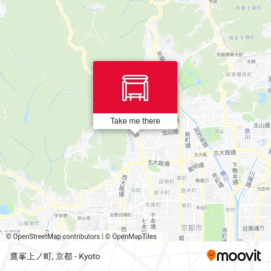 鷹峯上ノ町 map