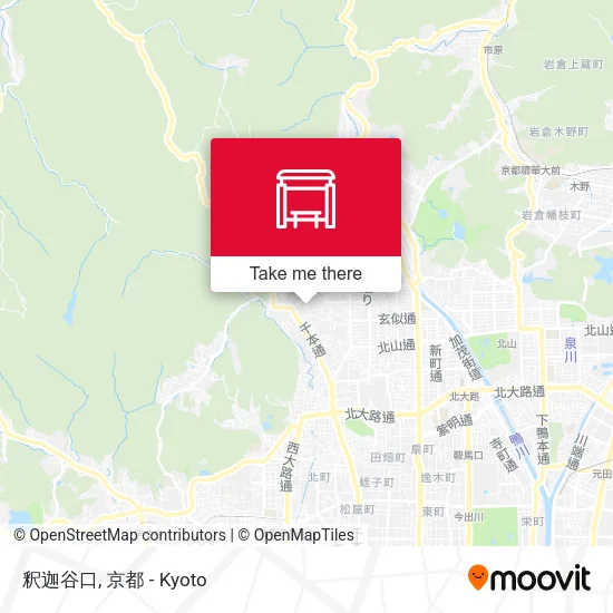 釈迦谷口 map