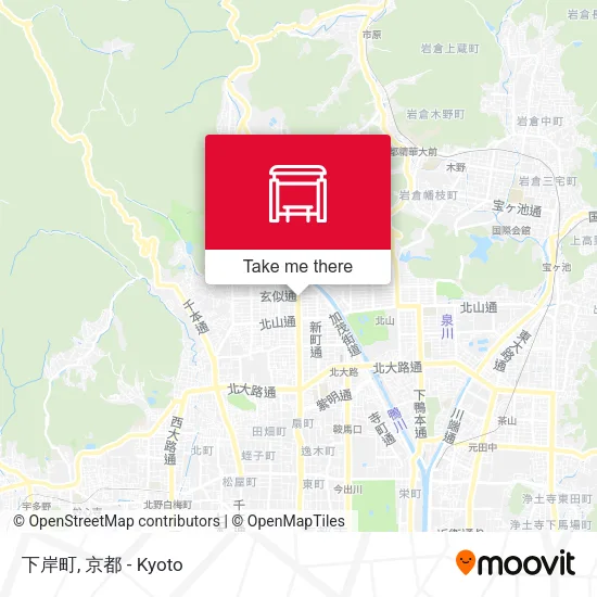 下岸町 map