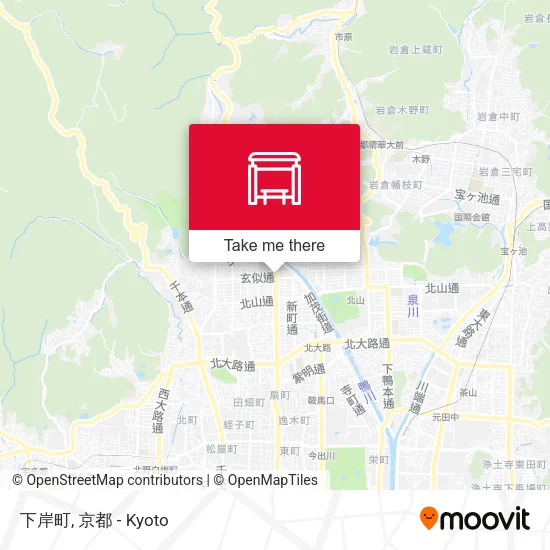 下岸町 map