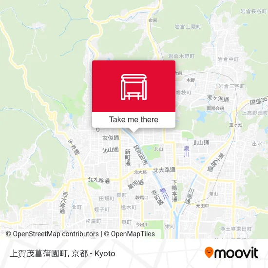 上賀茂菖蒲園町 map