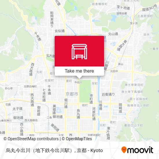 烏丸今出川（地下鉄今出川駅） map