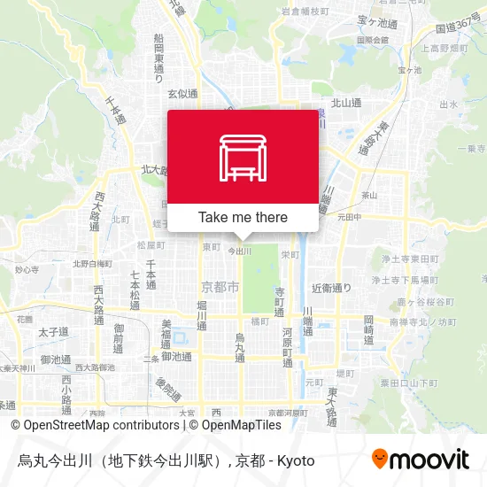 烏丸今出川（地下鉄今出川駅） map