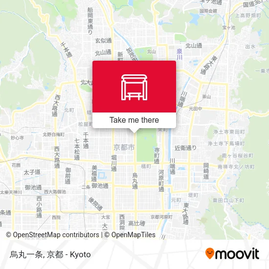 烏丸一条 map