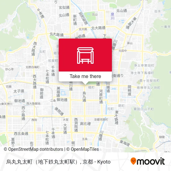烏丸丸太町（地下鉄丸太町駅） map