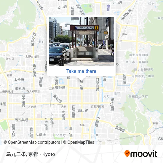 烏丸二条 map