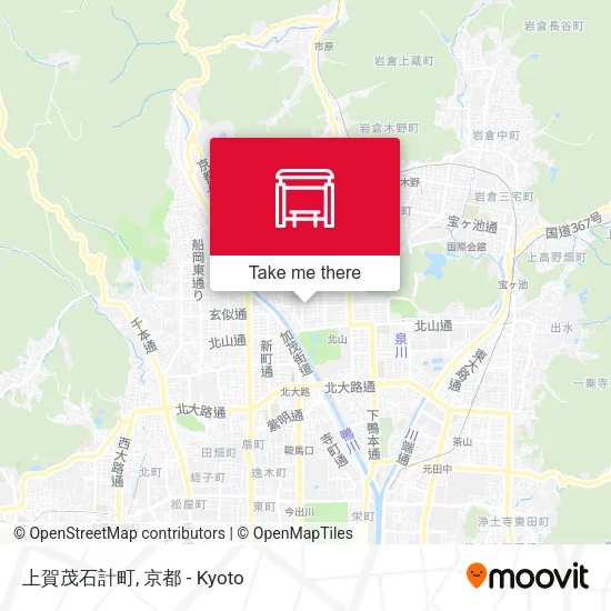 上賀茂石計町 map