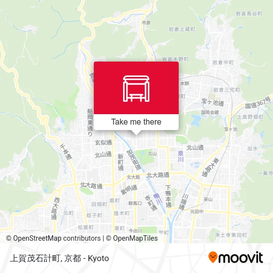 上賀茂石計町 map