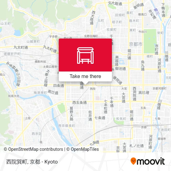 西院巽町 map