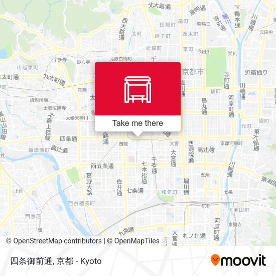 四条御前通 map