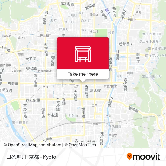 四条堀川 map