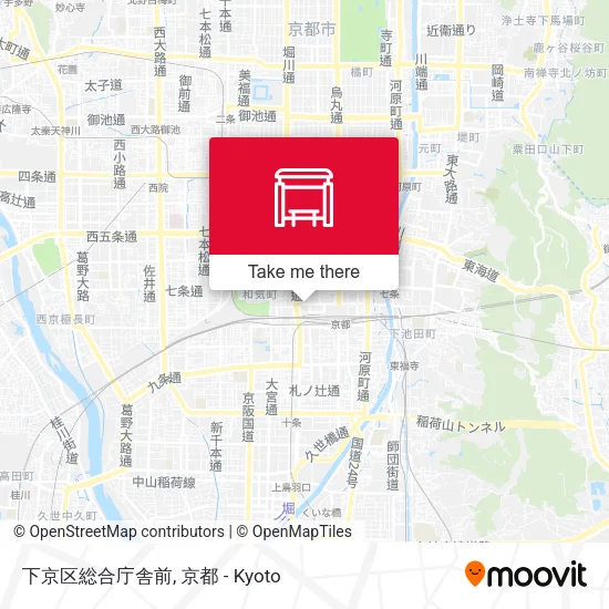 下京区総合庁舎前 map