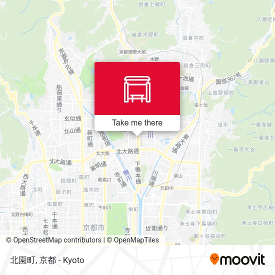 北園町 map