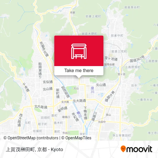 上賀茂榊田町 map