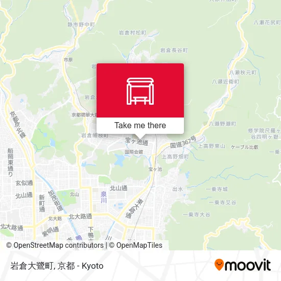 岩倉大鷺町 map