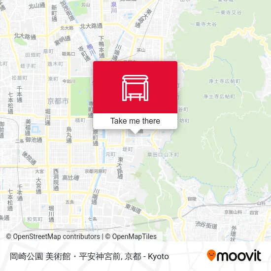 岡崎公園 美術館・平安神宮前 map