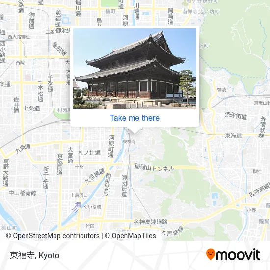 東福寺 map