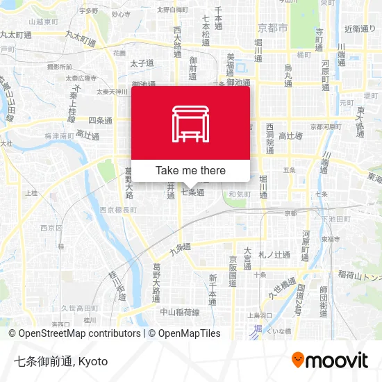 Shichijo Omae Street map