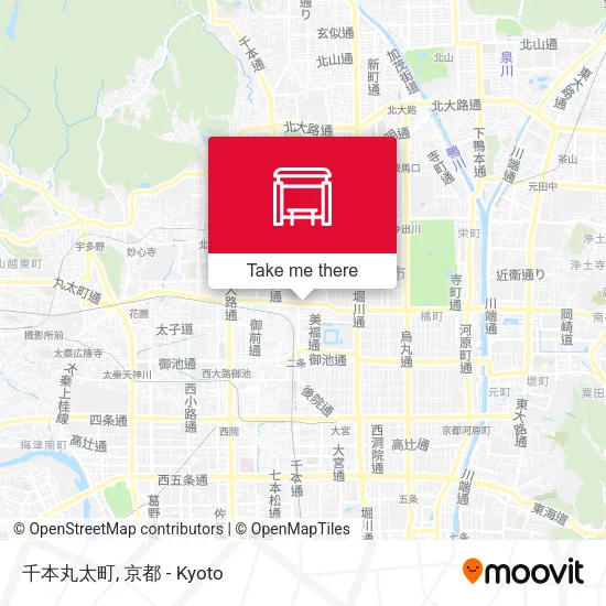 千本丸太町 map