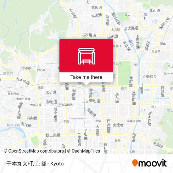 千本丸太町 map