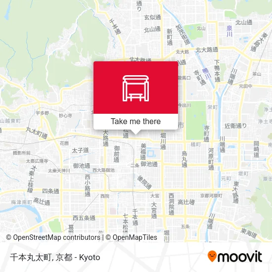 千本丸太町 map