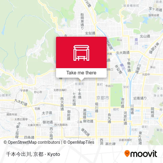 千本今出川 map