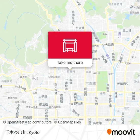 千本今出川 map