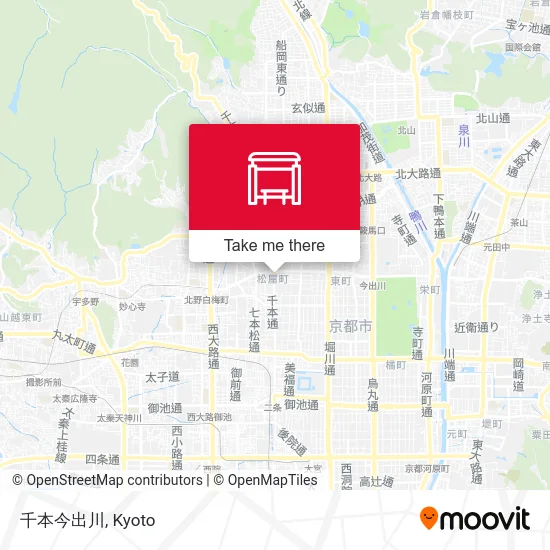 千本今出川 map