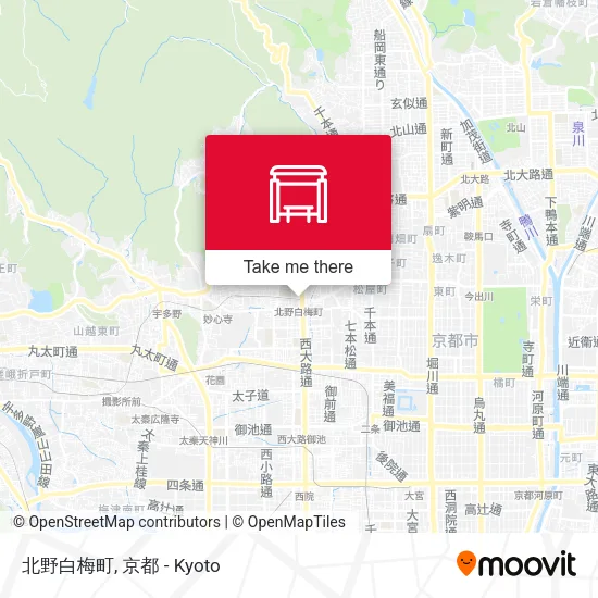 北野白梅町 map