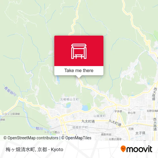 梅ヶ畑清水町 map