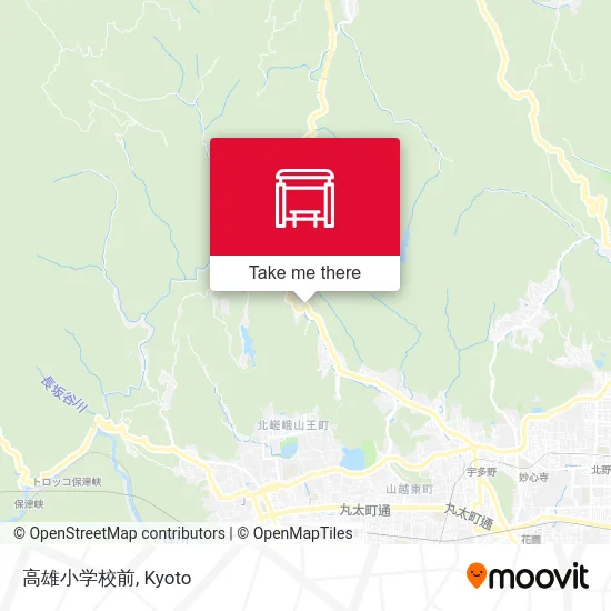 高雄小学校前 map