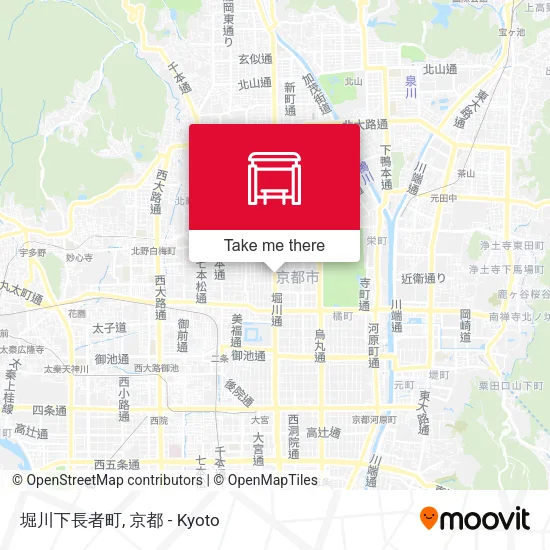 堀川下長者町 map