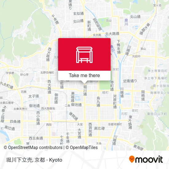 堀川下立売 map
