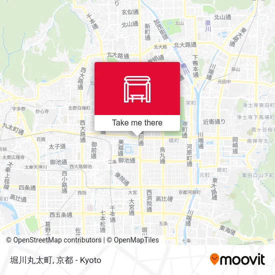 堀川丸太町 map