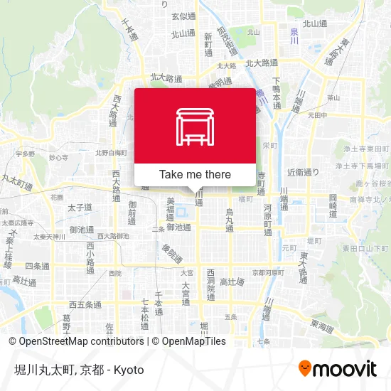 堀川丸太町 map