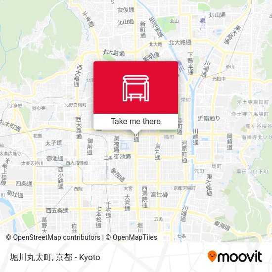 堀川丸太町 map