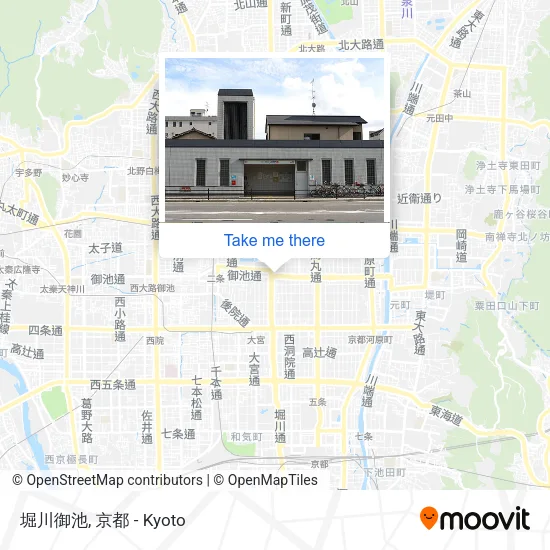 堀川御池 map