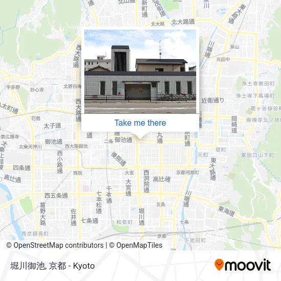 堀川御池 map