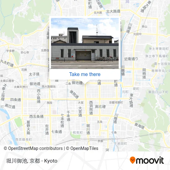 堀川御池 map