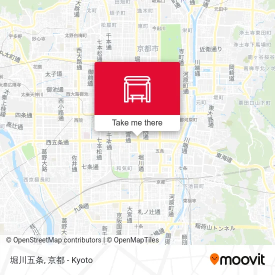 堀川五条 map