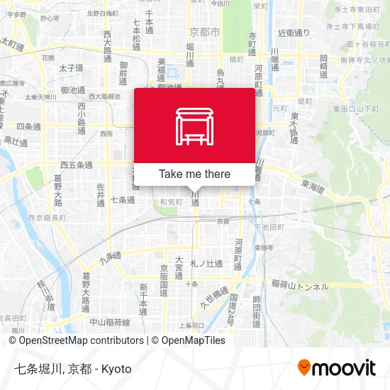 Shichijo Horikawa map