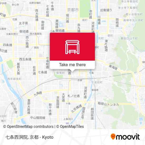 七条西洞院 map