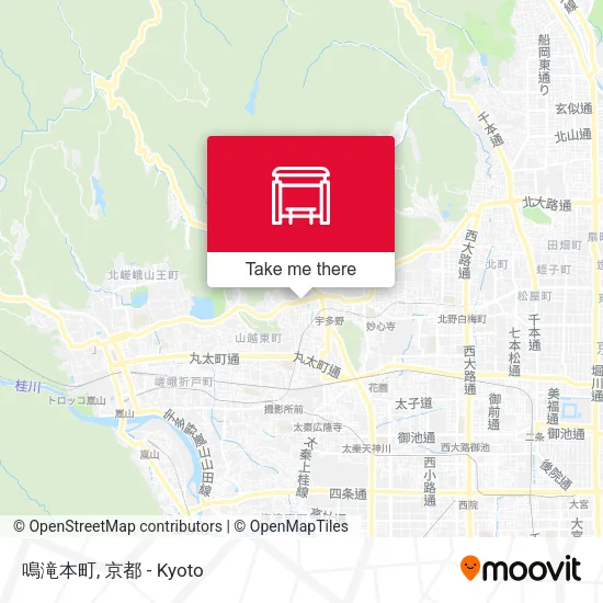 鳴滝本町 map