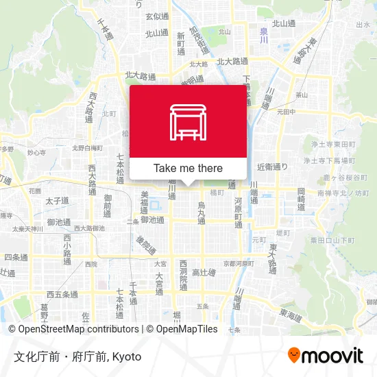 文化庁前・府庁前 map